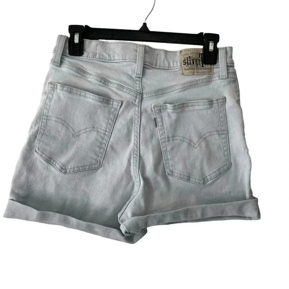 Levi’s Mom Jean Silver Tab High Rise Blue Light Wash Denim Women Size 29 - Picture 2 of 9